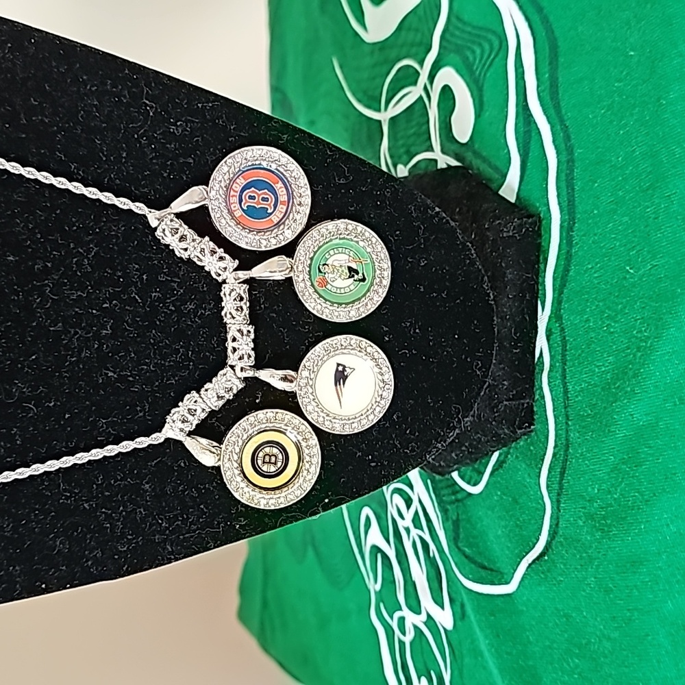 Handmade 18" rope chain Boston sports Bruins Patriots Celtics Red Sox